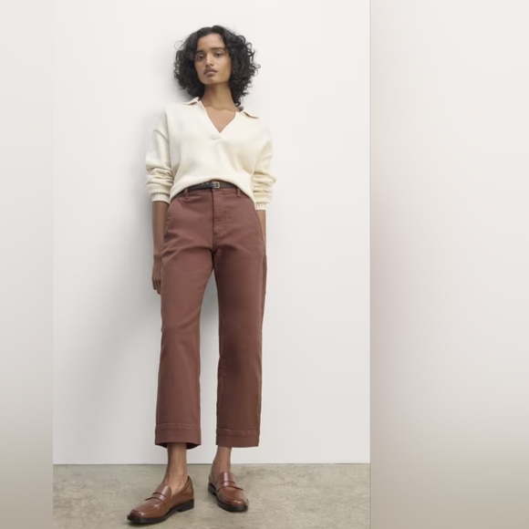 2 Pairs! Everlane Utility Straight-leg Pants sz 16 - Picture 1 of 2